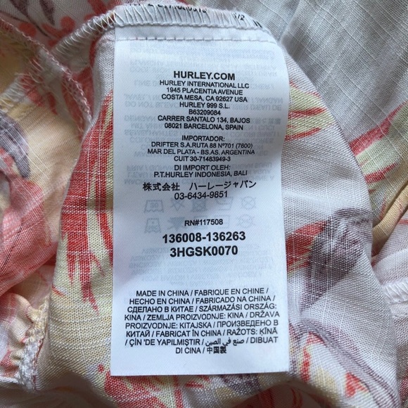 Hurley tiered mini skirt - Picture 8 of 13